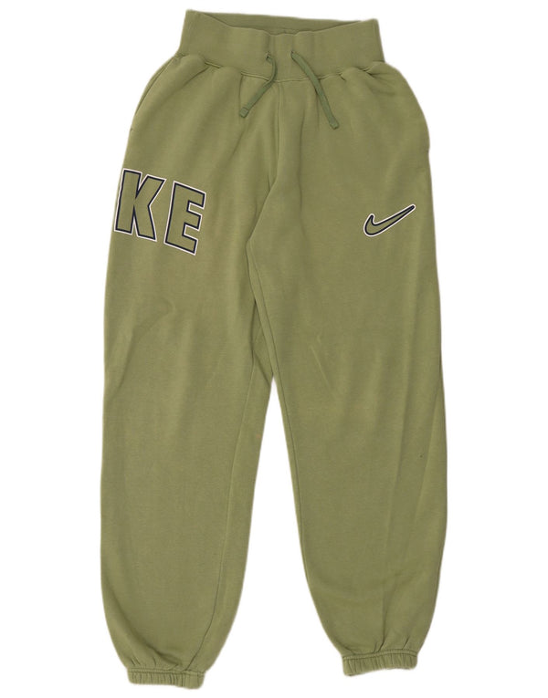 Мужские спортивные брюки с графическим рисунком Nike XS, зеленые хлопковые брюки