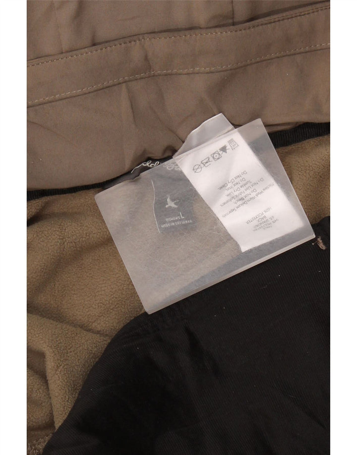 Женская ветровка с капюшоном EDDIE BAUER UK 16, большая, бежевый, полиэстер