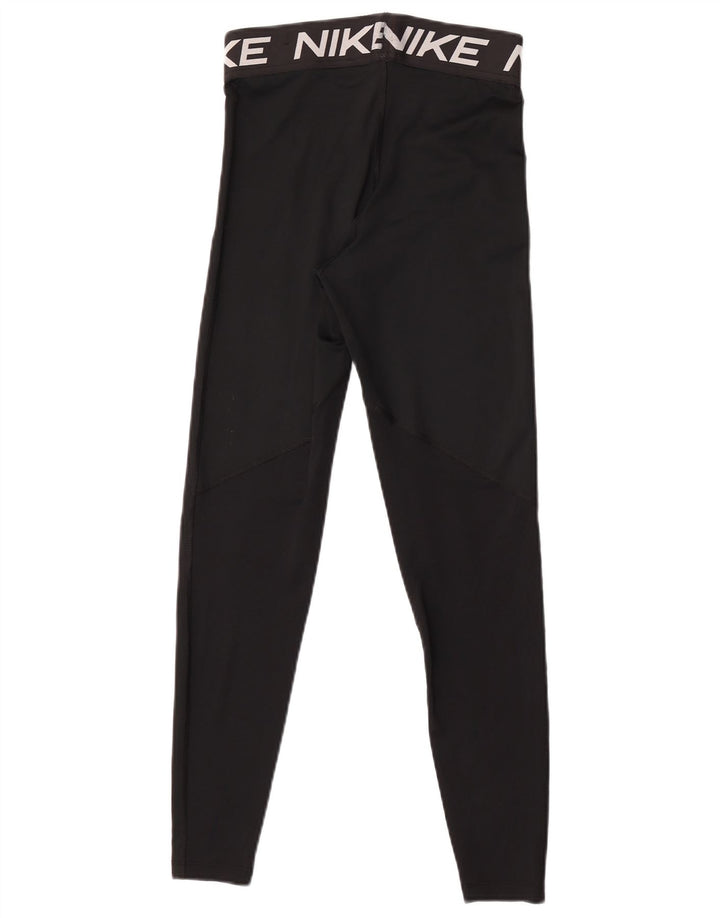 Женские леггинсы с рисунком Nike Dri Fit UK 8, маленькие черные