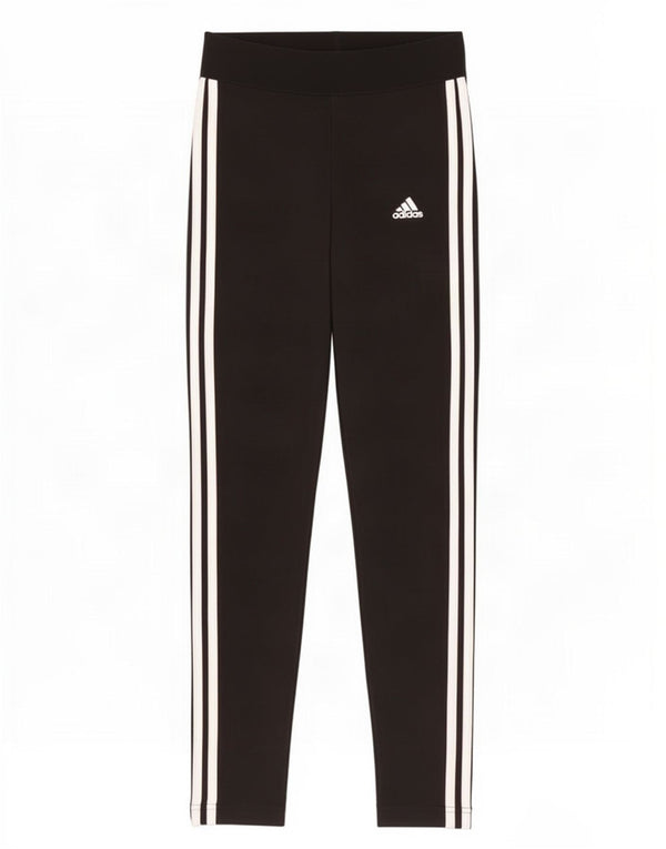 Женские леггинсы Adidas UK 8/10, маленькие, черные, хлопковые