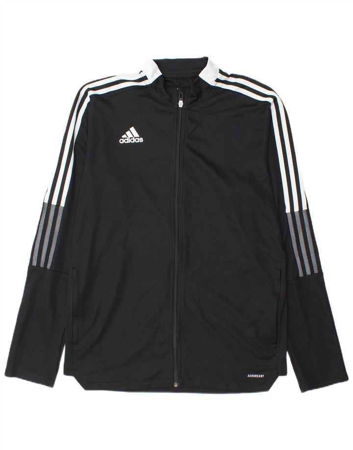 Мужской спортивный костюм Adidas Aeroready, верхняя куртка, большой черный полиэстер