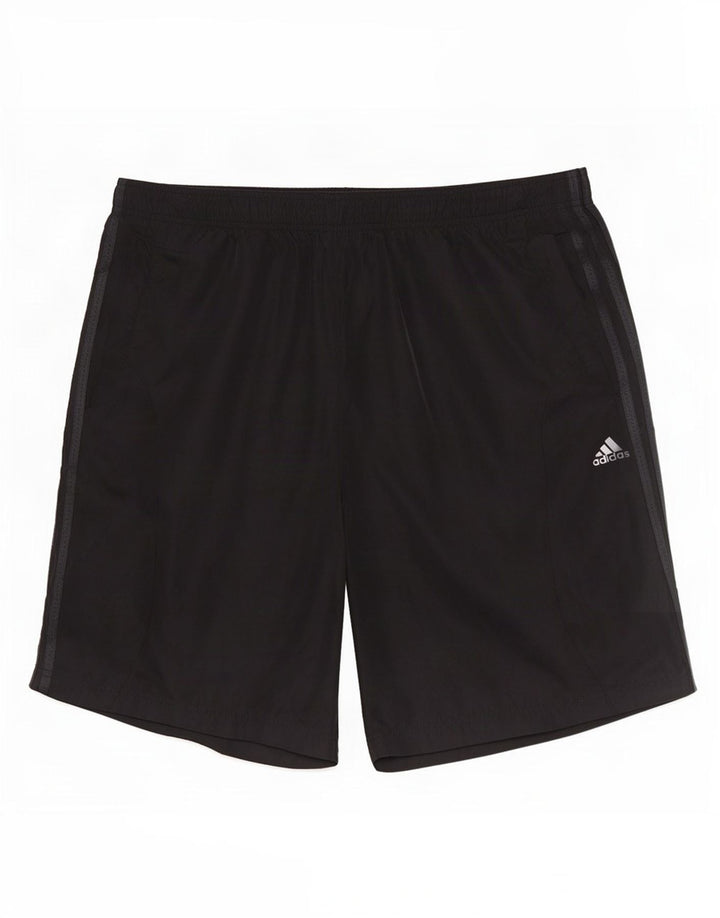 Мужские спортивные шорты Adidas Climacool 2XL, черные, полиэстер с цветными блоками