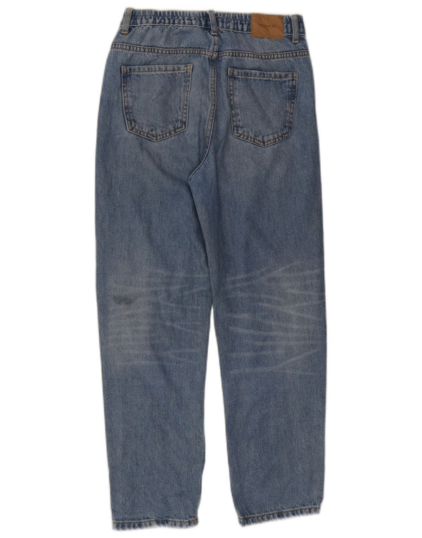 Прямые потертые джинсы для мальчиков Zara 13-14 лет W28 L25 синие