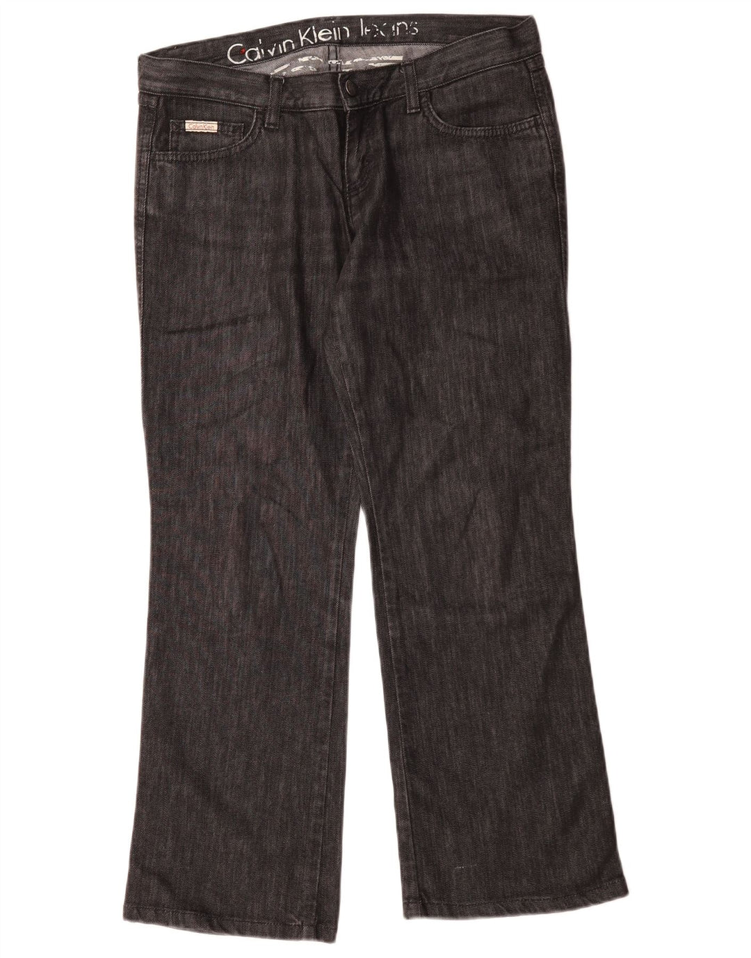 Женские прямые джинсы Calvin Klein W30 L28, черный хлопок