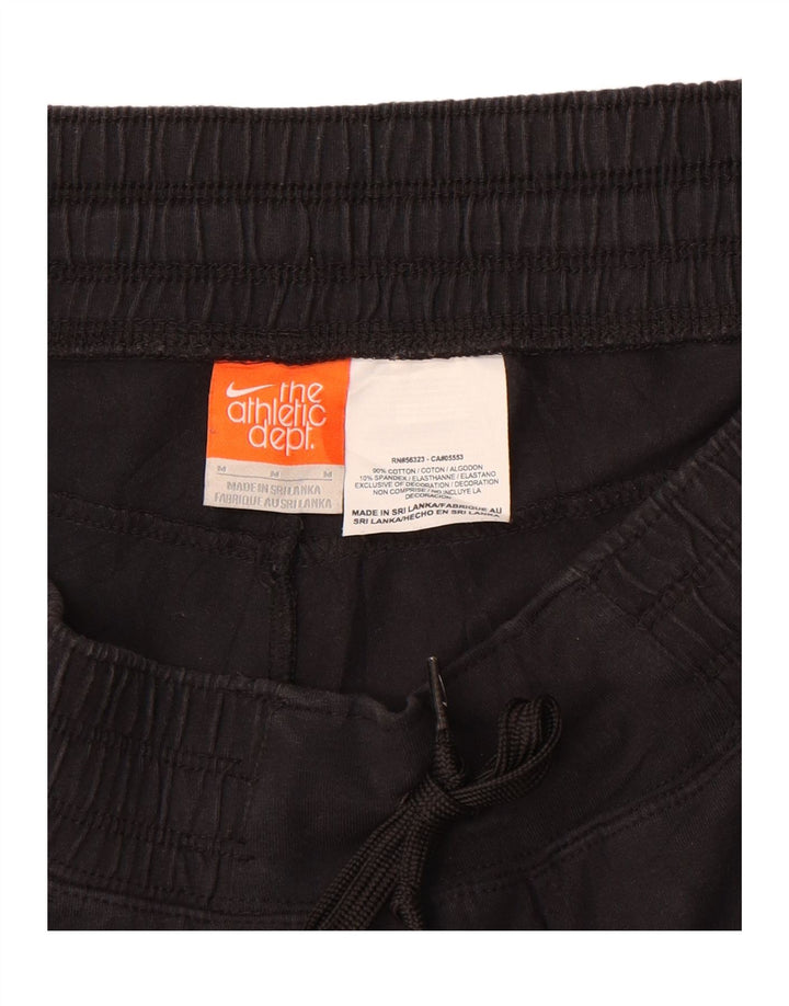 NIKE Womens Bermuda Sport Shorts UK 12 Medium Black Cotton Vintage Nike and Second-Hand Nike from Messina Hembry 