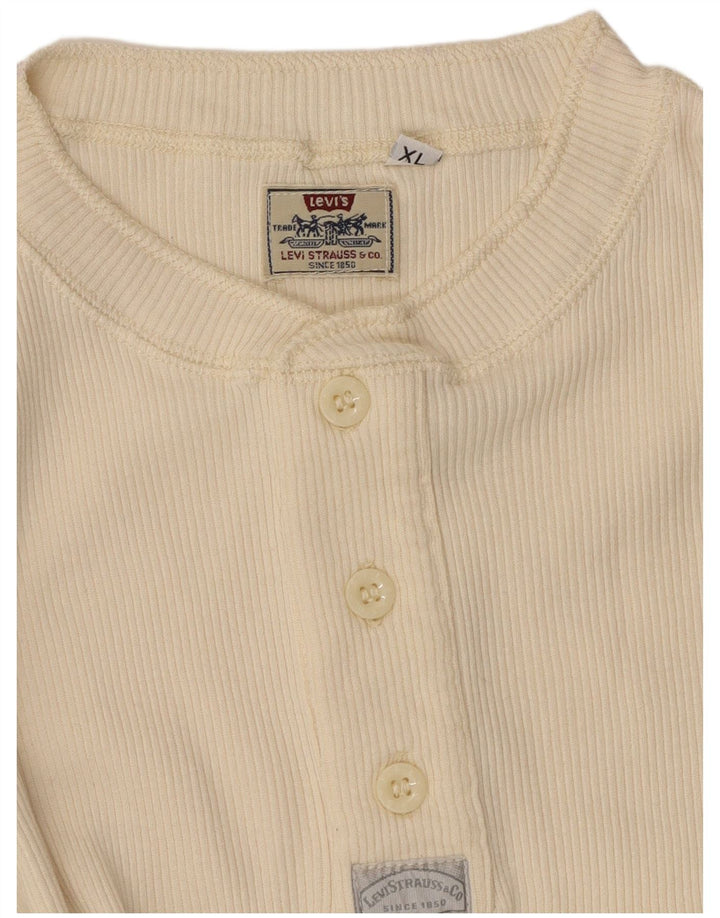 Женская футболка LEVI'S Top UK 18 XL Off White