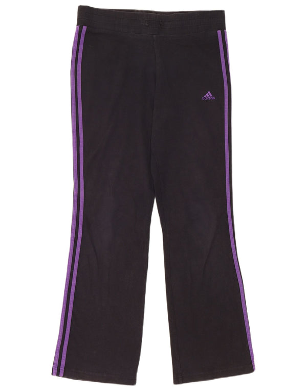 Женские спортивные брюки Adidas UK 12, средний темно-синий, хлопок