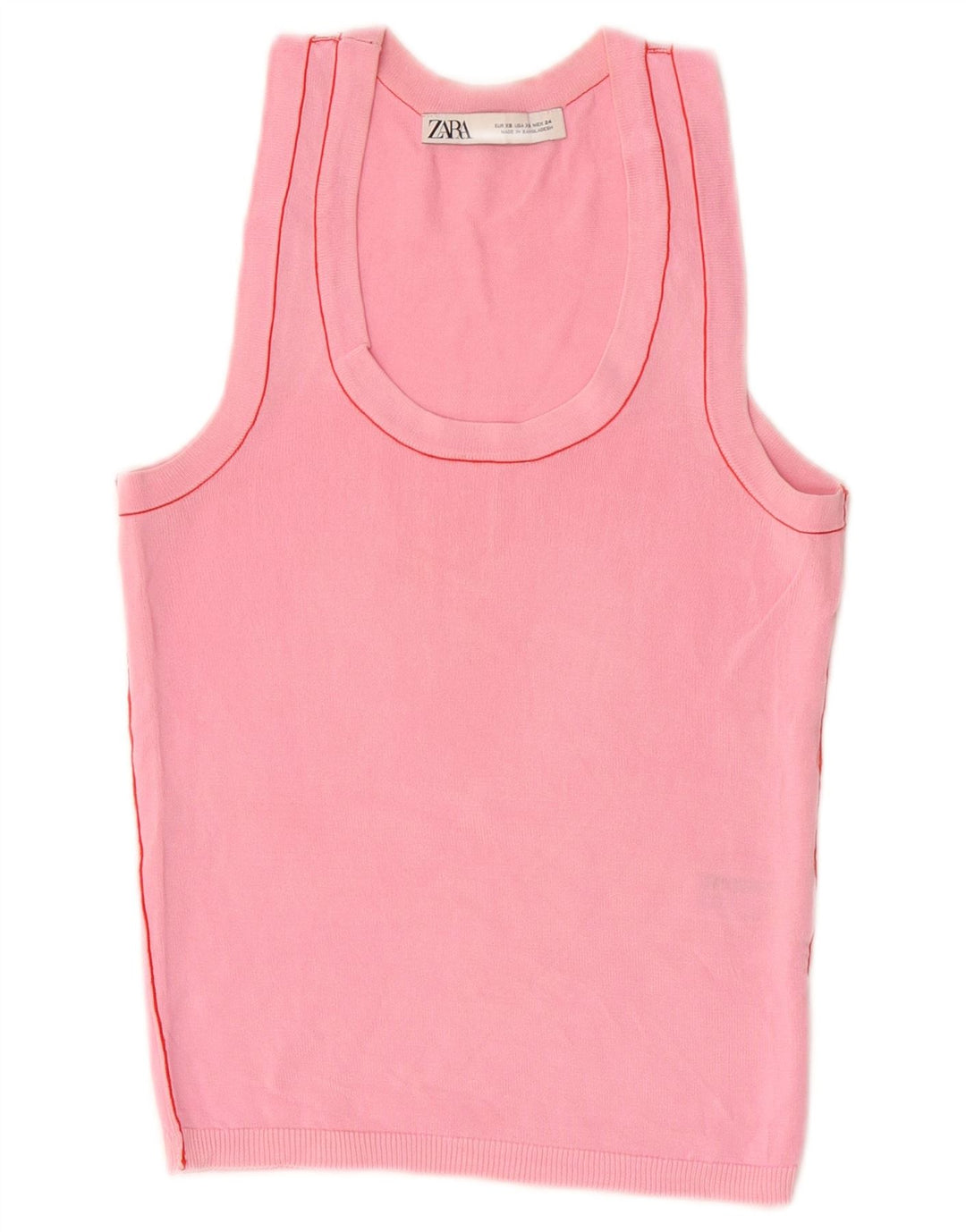 Женский жилет ZARA UK 4 XS, розовый, вискоза