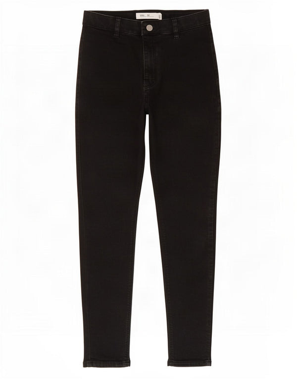 Женские джинсы скинни Topshop Joni W30 L26, черный хлопок