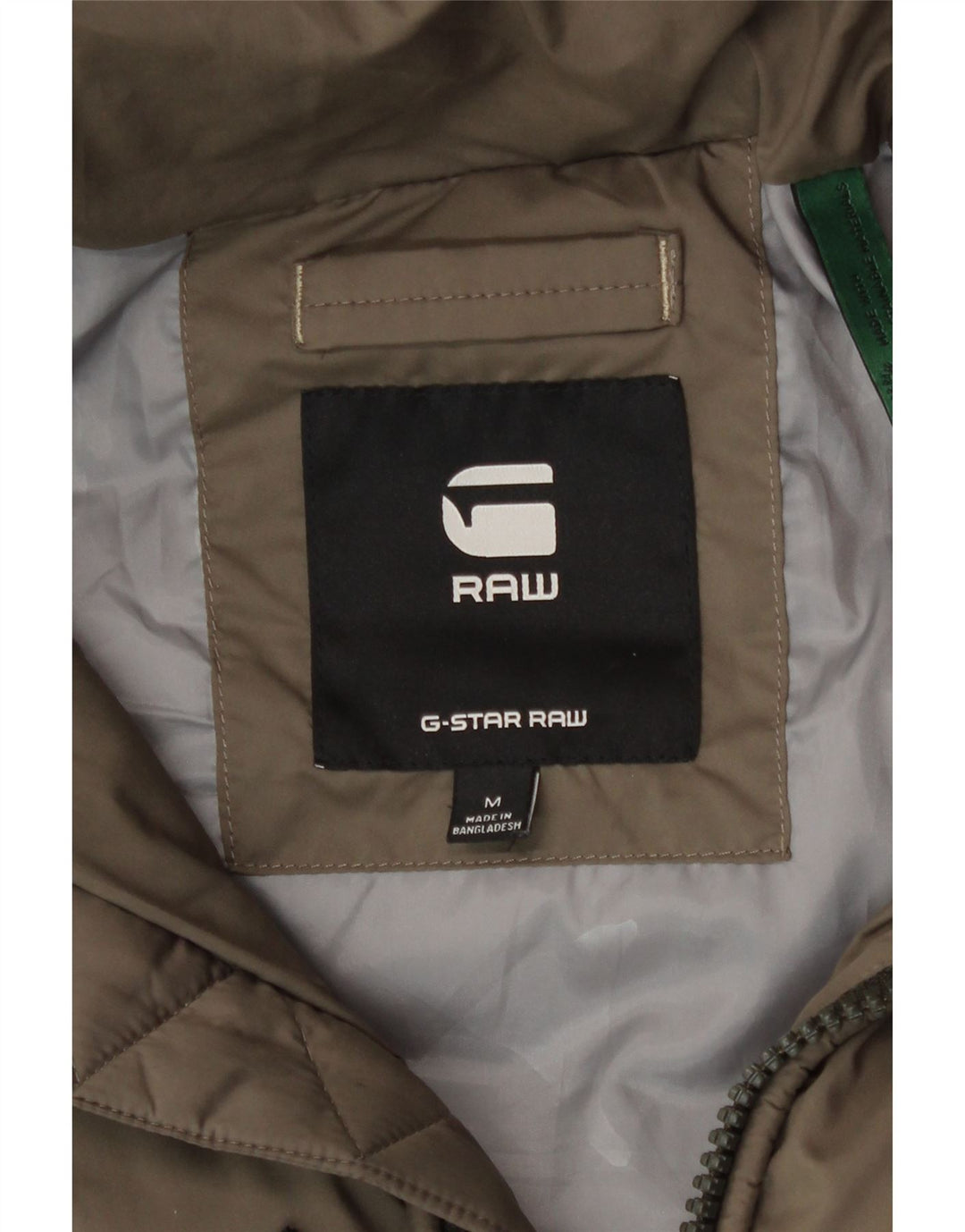 Мужской утепленный жилет G-Star UK 38, средний хаки, полиэстер