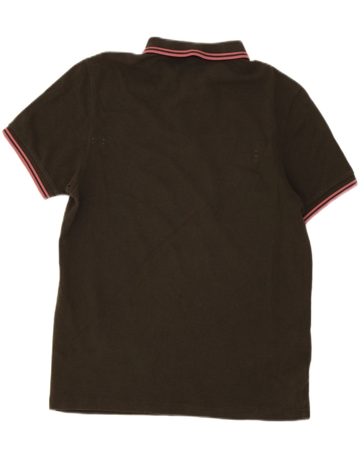 Мужская рубашка поло Fred Perry, хлопок цвета хаки, большой размер