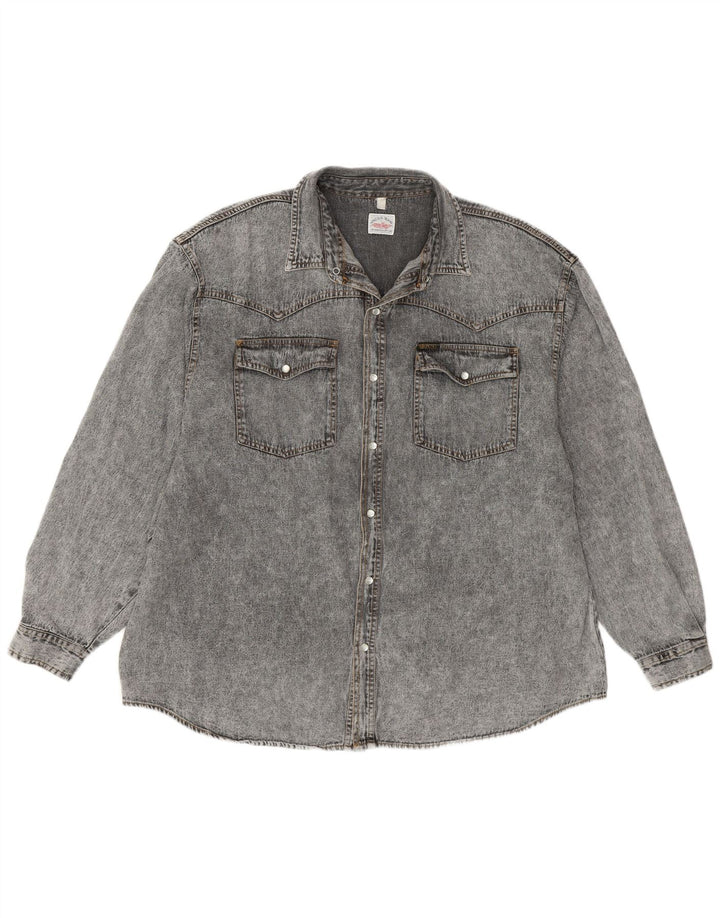 Мужская джинсовая рубашка Arizona XL, серая, хлопок