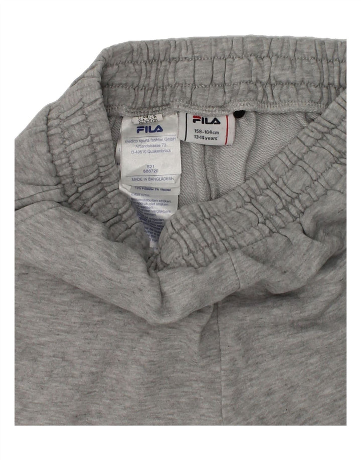 FILA Girls Sport Shorts 13-14 Years Grey Cotton | Vintage Fila | Thrift | Second-Hand Fila | Used Clothing | Messina Hembry 