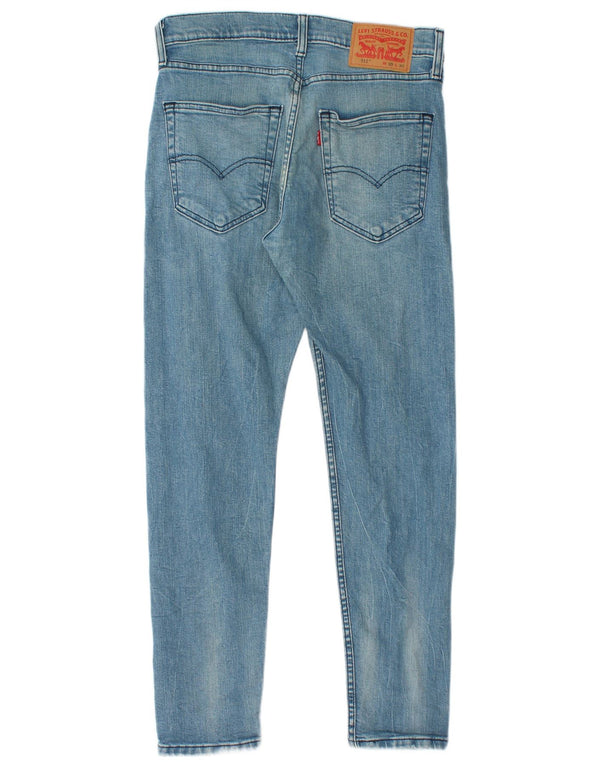 Мужские зауженные зауженные джинсы Levi's 512 W30 L28 синие, хлопок