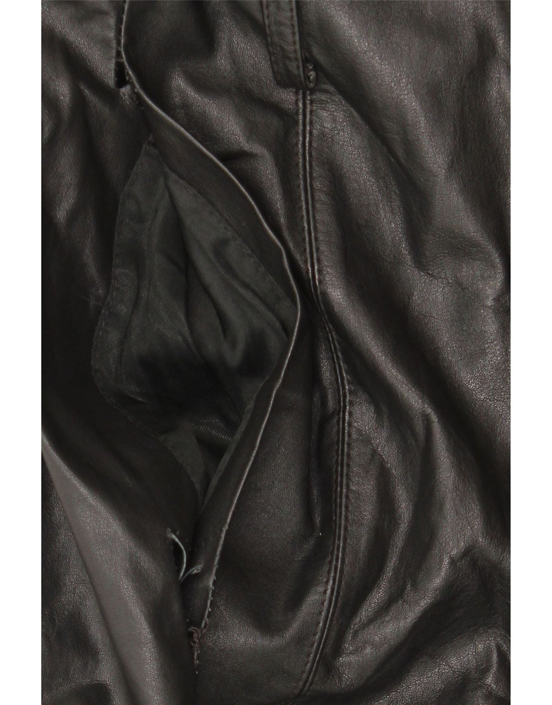 Женское кожаное пальто Klima UK 10 маленькое черное