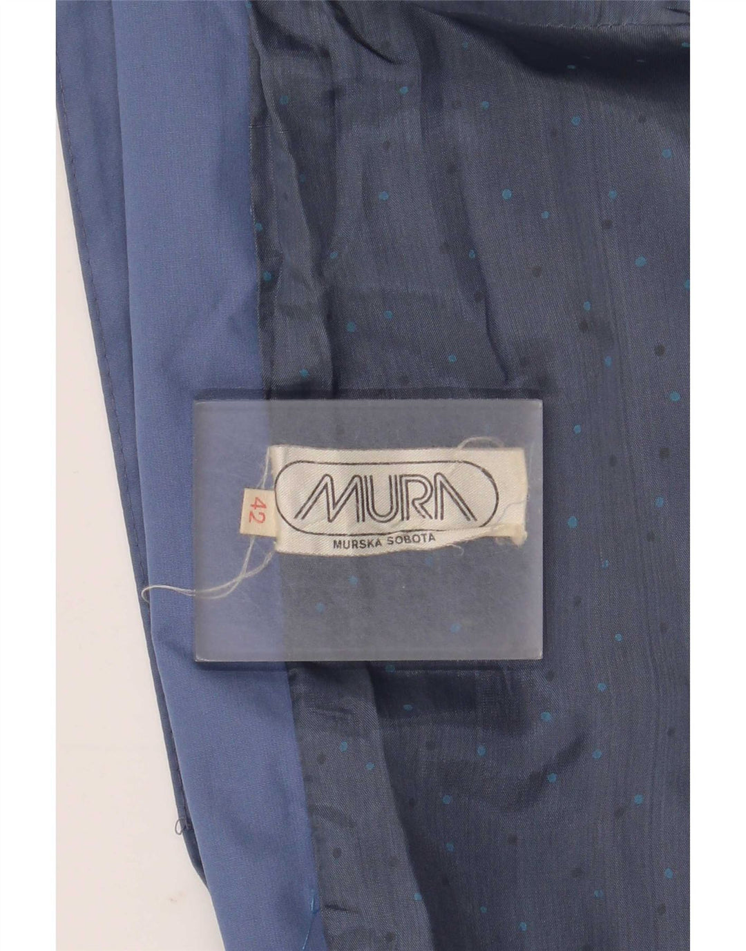 Винтажное женское пальто IT 42 Medium Blue