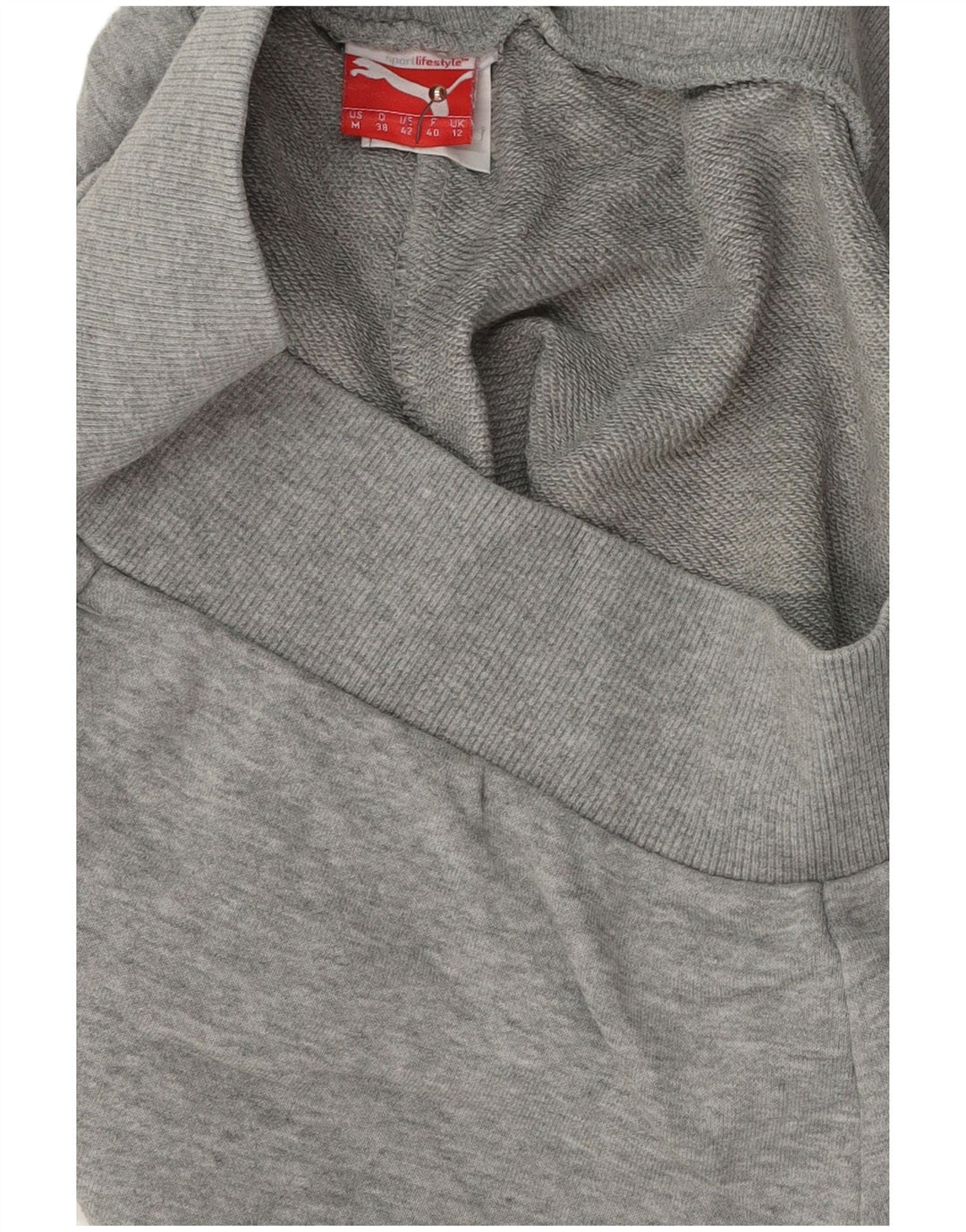 Женские спортивные шорты PUMA UK 12, средние серые в крапинку