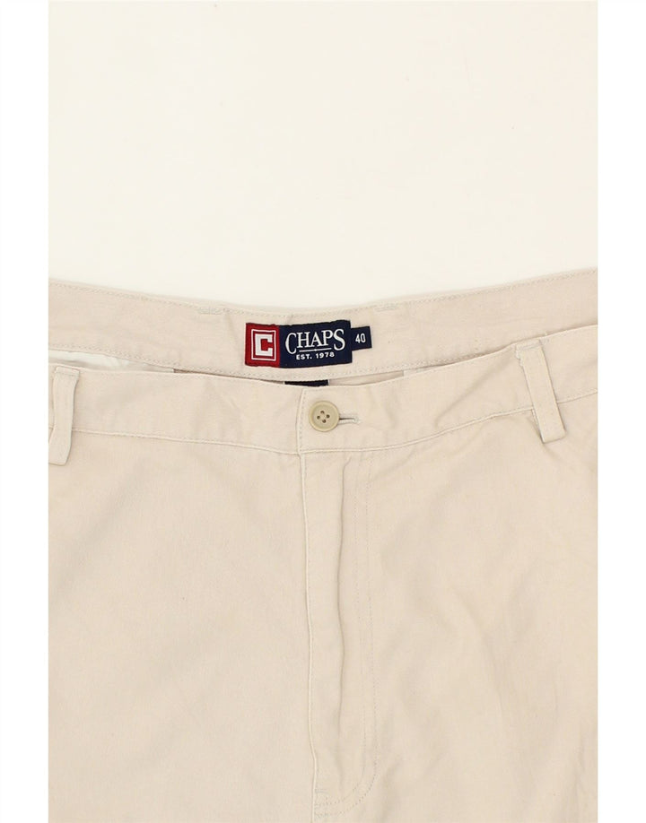 CHAPS Mens Cargo Shorts W40 XL Beige Vintage Chaps and Second-Hand Chaps from Messina Hembry 
