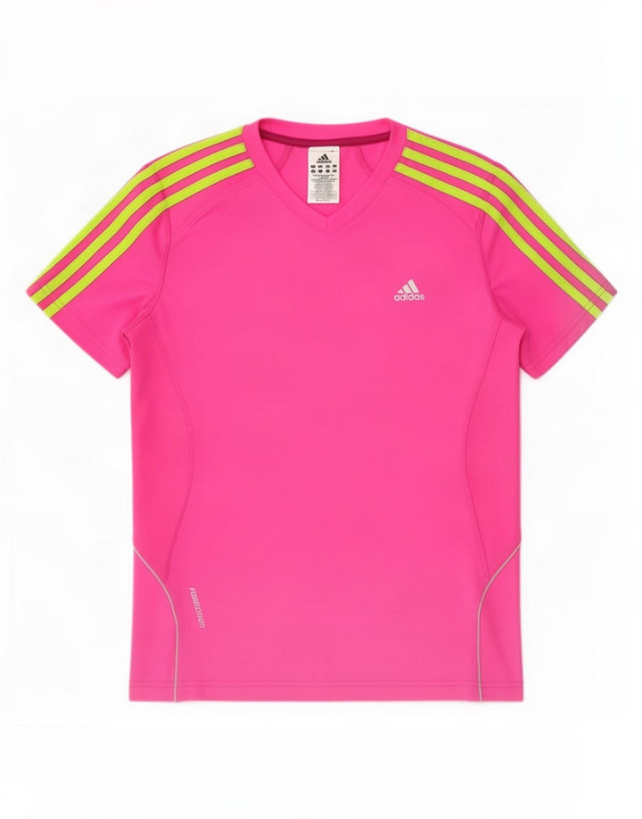Женская футболка Adidas Top UK 12, средний розовый полиэстер