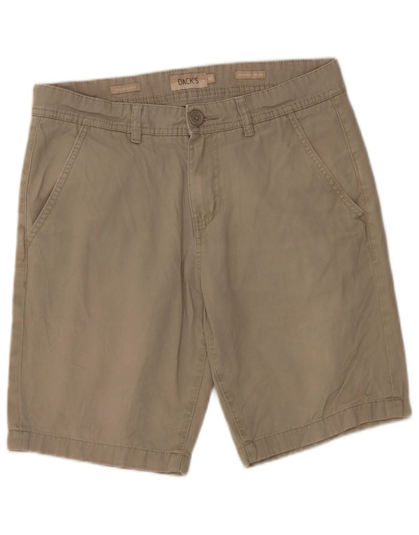 DACK'S Mens Chino Shorts IT 46 Small W32  Beige Cotton