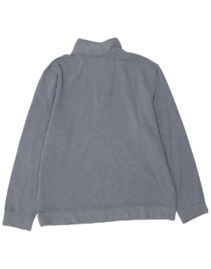 Мужской свитшот с воротником на молнии Nautica, XL, синий