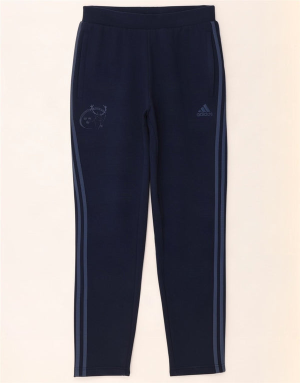 Adidas Mens Munster Rugby Graphic Tracksuit Брюки среднего размера, темно-синие