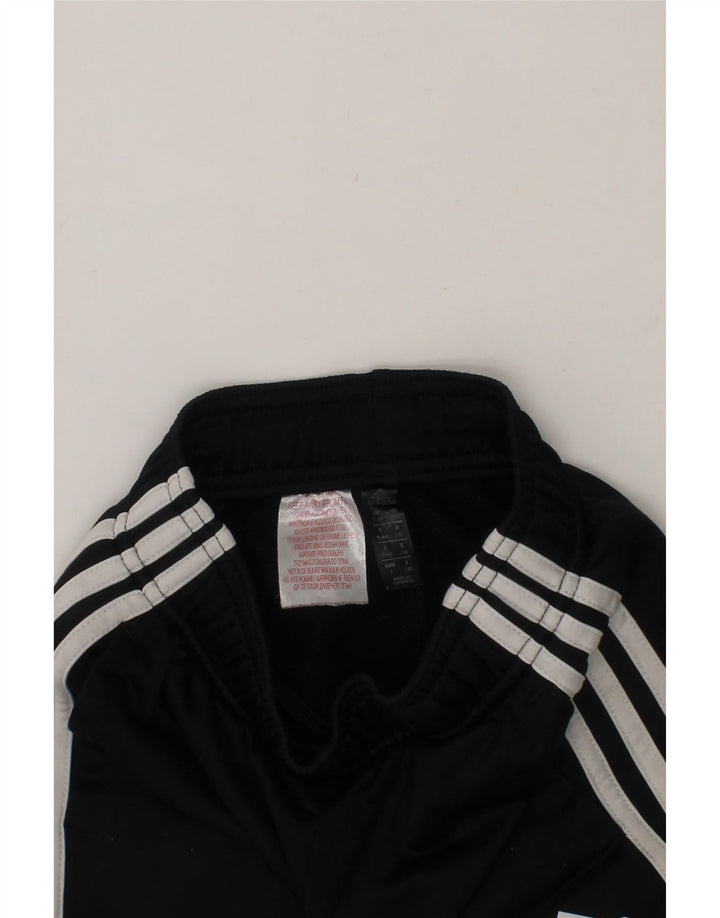 ADIDAS Boys Tracksuit Trousers Joggers 5-6 Years  Black Polyester Vintage Adidas and Second-Hand Adidas from Messina Hembry 