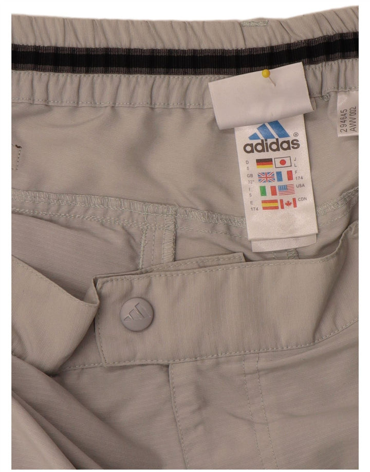 Adidas Мужские капри W32 L21 Серый полиамид