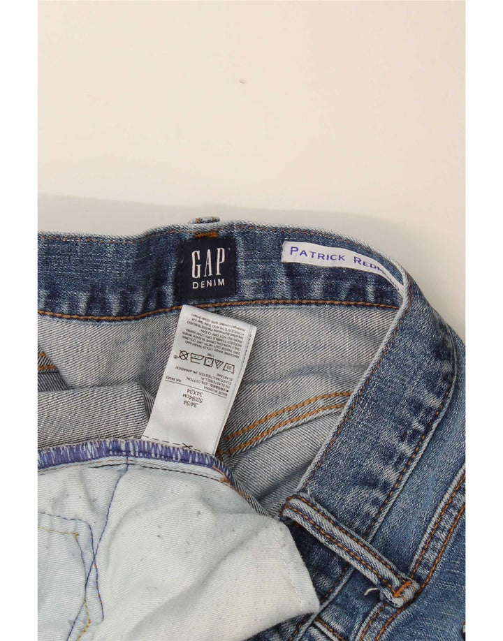 Мужские узкие джинсы Gap W34 L34 синие, хлопок