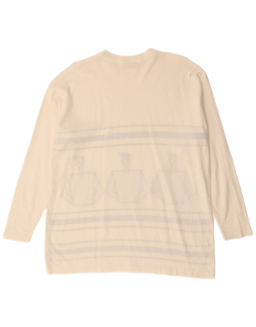 Мужской топ с рисунком Sevres с длинным рукавом XL в белую полоску