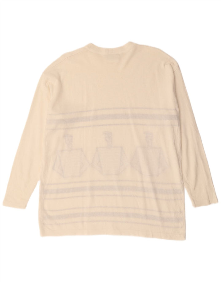 Мужской топ с рисунком Sevres с длинным рукавом XL в белую полоску