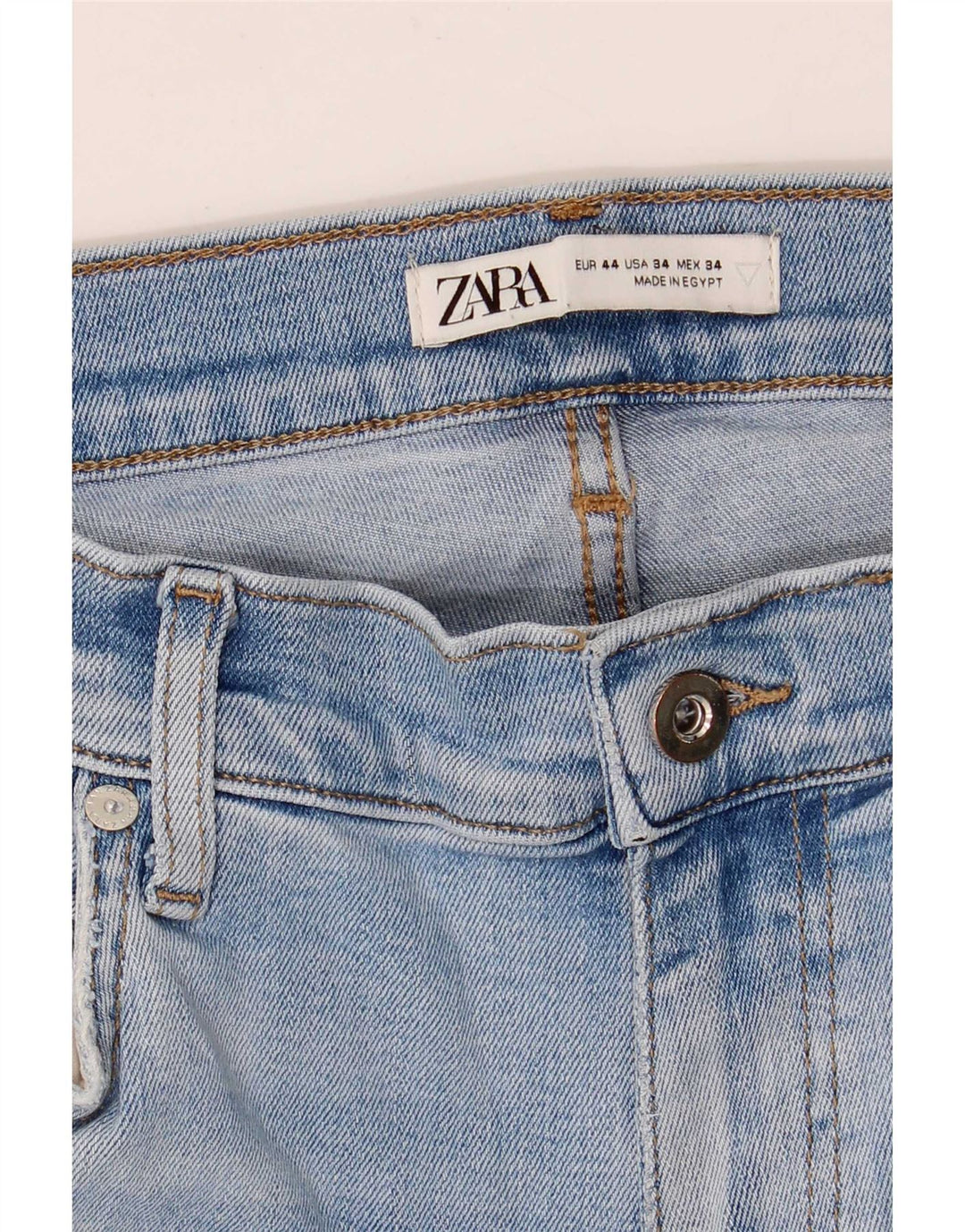 Мужские узкие джинсы Zara EU 44, большие W34 L28, синие
