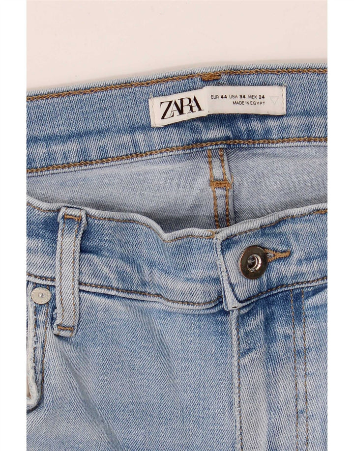 Мужские узкие джинсы Zara EU 44, большие W34 L28, синие