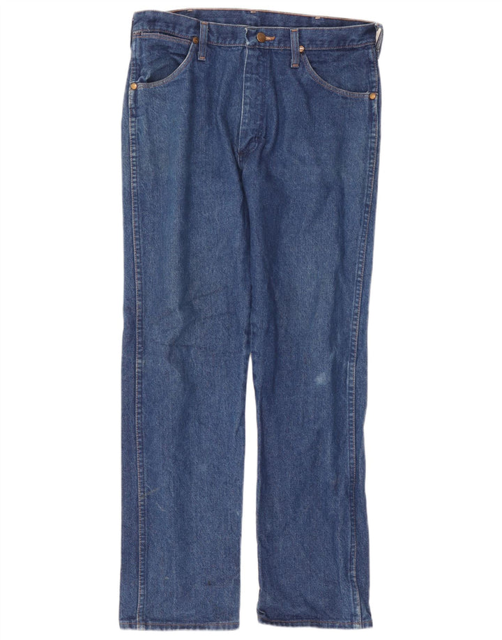 Джинсы мужские прямые Wrangler W32 L30 синие