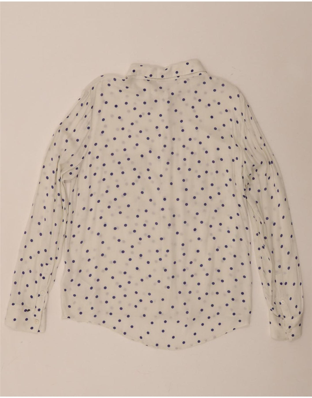 Рубашка Samsoe & Women UK 18 XL из вискозы белого цвета в крапинку