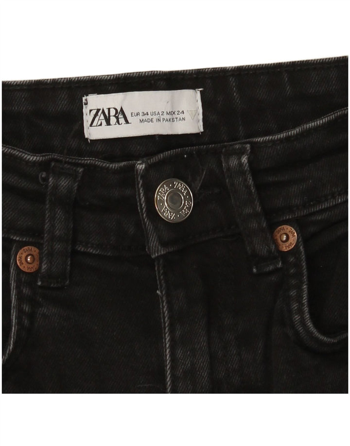 Женские джинсы Bootcut Zara EU 34 2XS W24 L26 черные