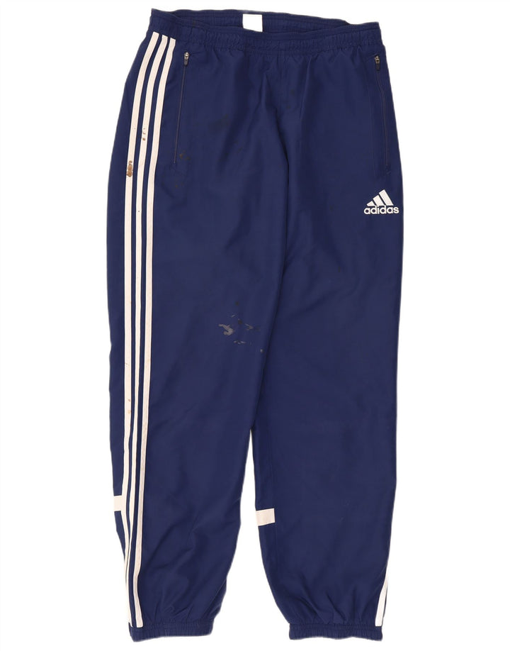 Мужские спортивные брюки Adidas Joggers среднего размера, темно-синие, полиэстер