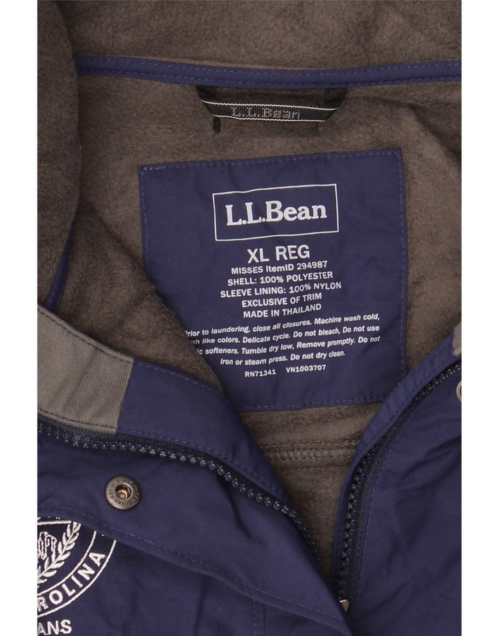 Женская ветровка оверсайз L.L.BEAN UK 18 XL Темно-синий полиэстер