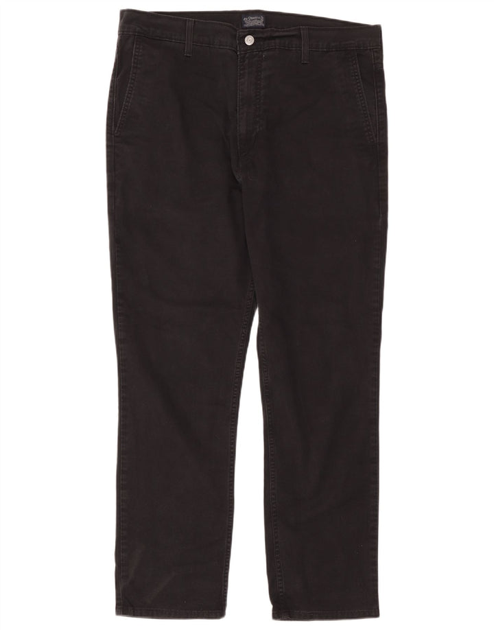 Мужские брюки-чиносы Levi's W36 L30, черные, хлопковые