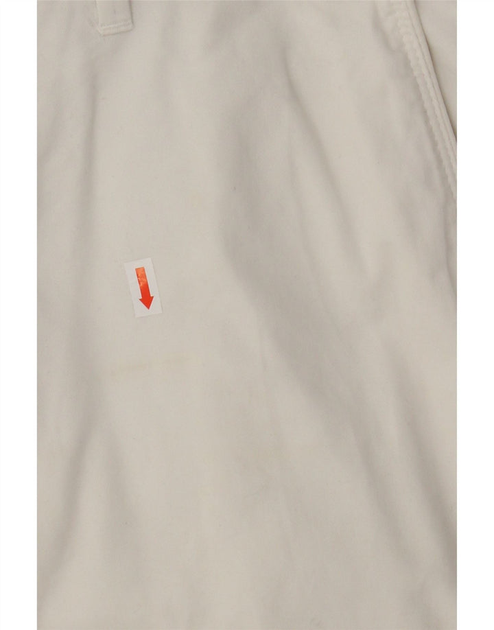 MARKS & SPENCER Mens Chino Shorts W34 Large White Cotton