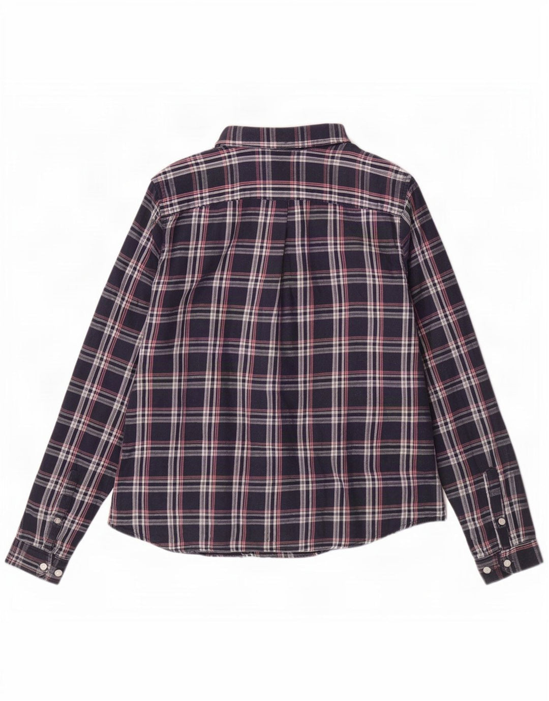 Женская фланелевая рубашка Jack Wills UK 12, средний темно-синий цвет в клетку, хлопок