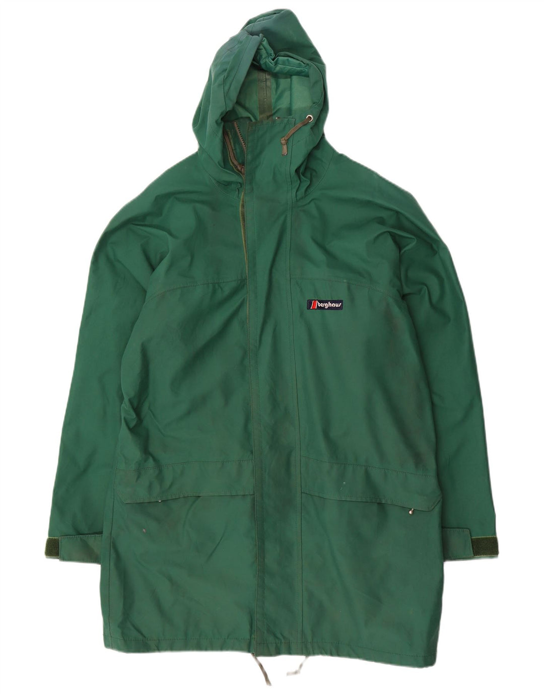 Berghaus Мужской плащ с капюшоном UK 38 Средний Зеленый Нейлон
