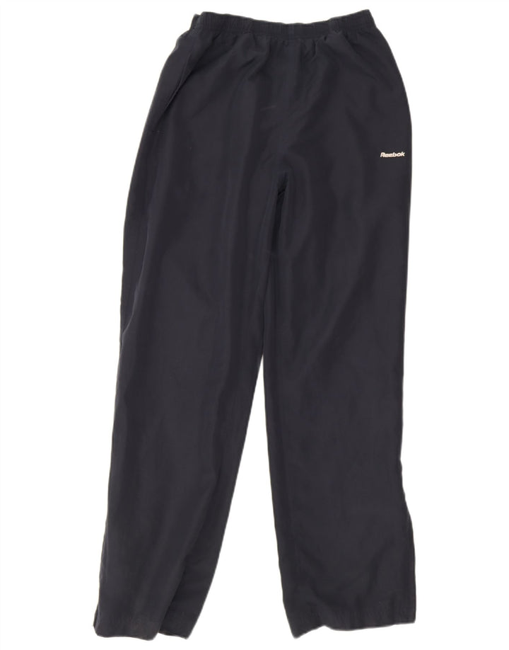 Женские спортивные брюки Reebok UK 10, маленькие, темно-синие, полиэстер