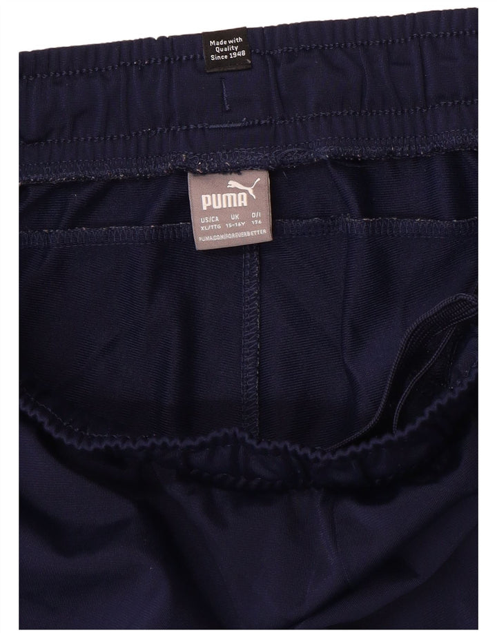 Спортивный костюм PUMA для мальчиков Брюки-джоггеры 15-16 лет Темно-синие