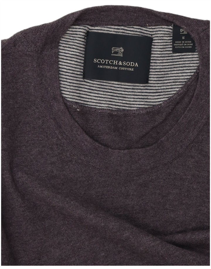 Мужской свитер с круглым вырезом Scotch & Soda, маленький фиолетовый