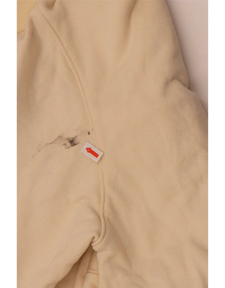 Мужской свитшот Zara с рисунком арахиса, хлопковый джемпер среднего бежевого цвета