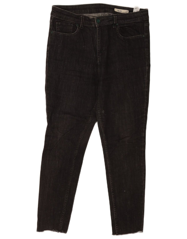Marks & Spencer Womens The Lily Skinny Jeans UK 14 Large W32 L26 Black