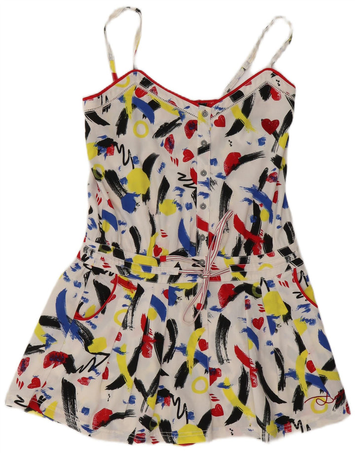 DESIGUAL Женский комбинезон с абстрактным узором EU 38, средний, разноцветный