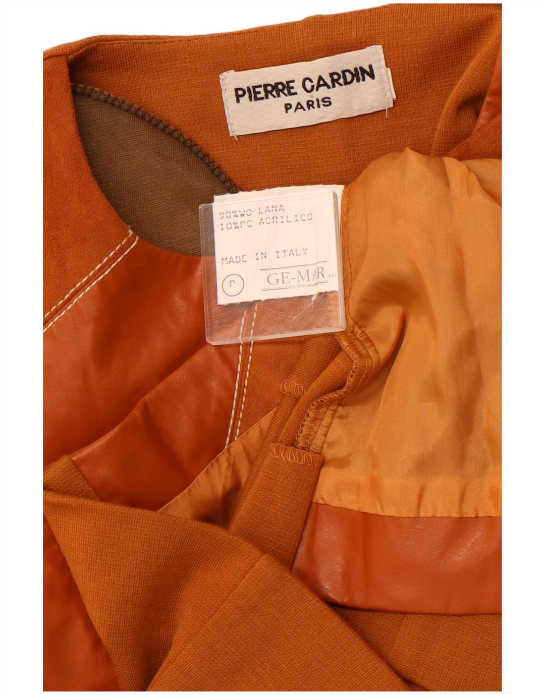 Женский кардиган PIERRE CARDIN UK 14, средний коричневый, лоскутная шерсть