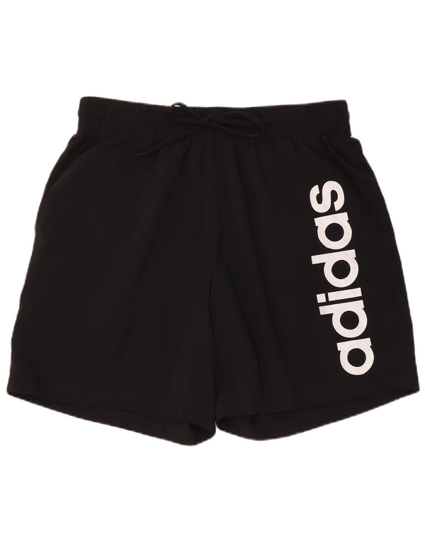 Мужские спортивные шорты Adidas с рисунком XL, черный полиэстер